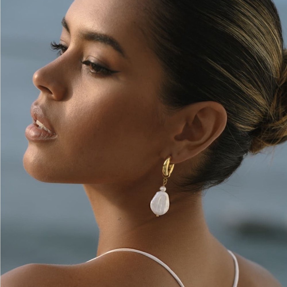 Baroque Pearl Drop Earrings